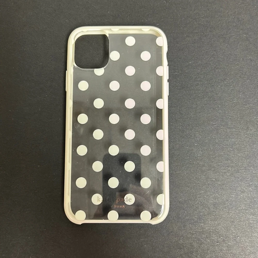 Kate Spade | iPhone 11 Pro Max Protective Case Clear/White Polka‎ Dot